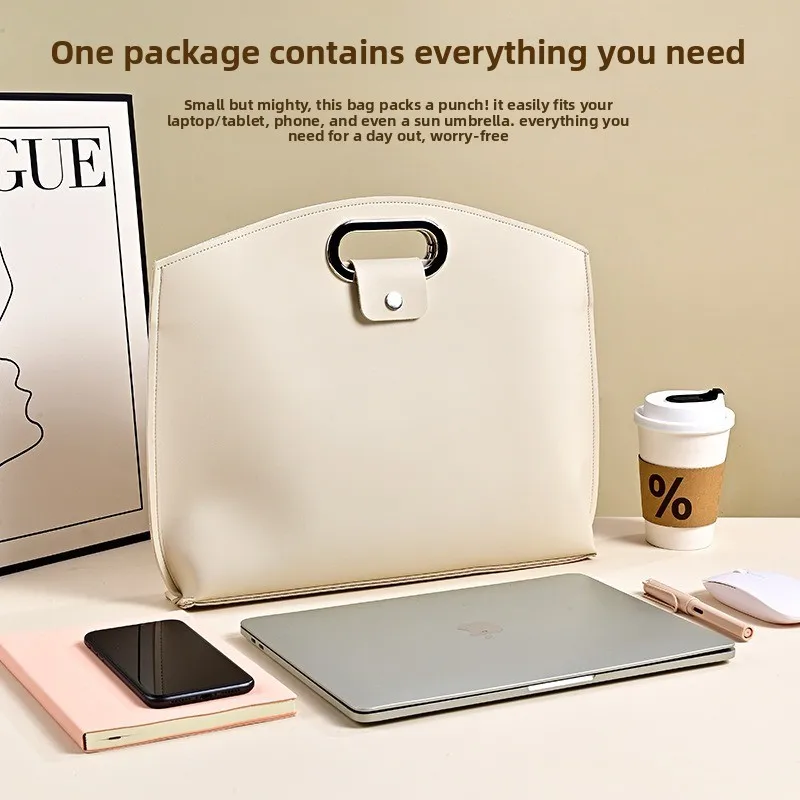 

2 шт./компл. сумка для компьютера большой емкости, износостойкая сумка из натуральной кожи для ноутбука, планшета, портативная