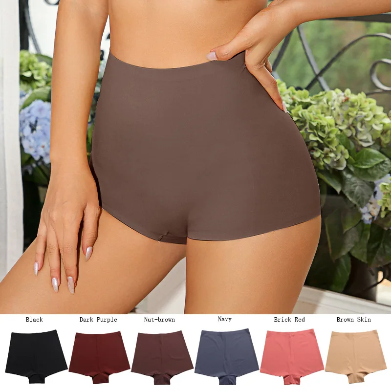 Hohe Taille für Frauen Unterwäsche Leggings leichte Boxer Slip Yoga nahtlose Frauen Shorts Höschen