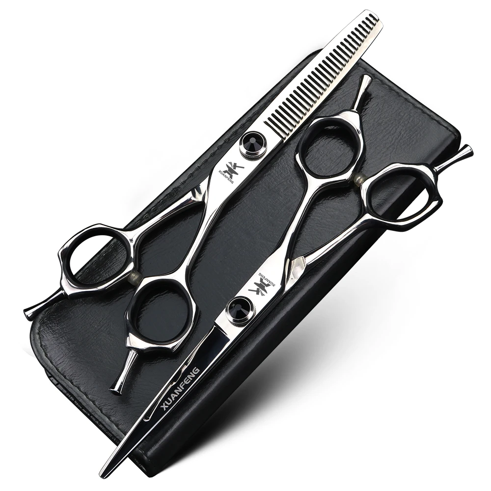 

XUANFENG 6 inch Suitable for both left or right hand hair scissors, A-type cutting scissors, and thinning scissors