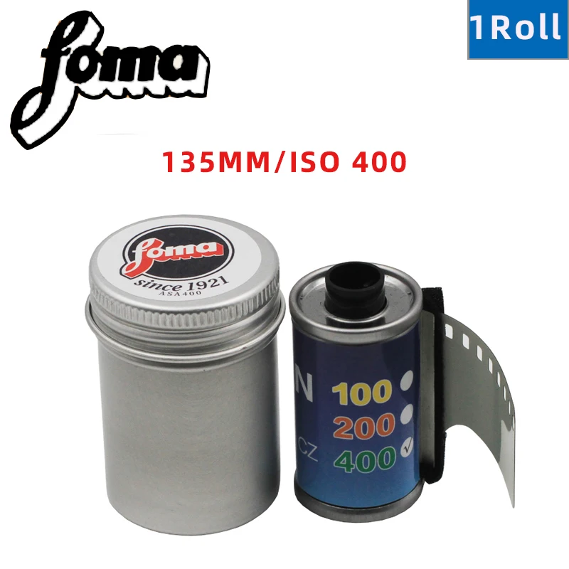 Fomapan Classic 400/200/100 Mobile Movie Recorder Film 120mm/135MM 36 Exposure per Roll, ISO 100/200/400(Expiration date: 2025)