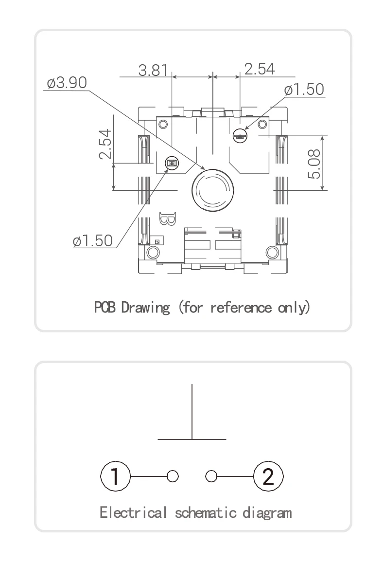 1/3/5PCS Kailh Kanarische Tastatur Schalter RGB SMD Taktile Für Mechanische Tastatur Schalter 5pin POM für Home Office – Detail 6