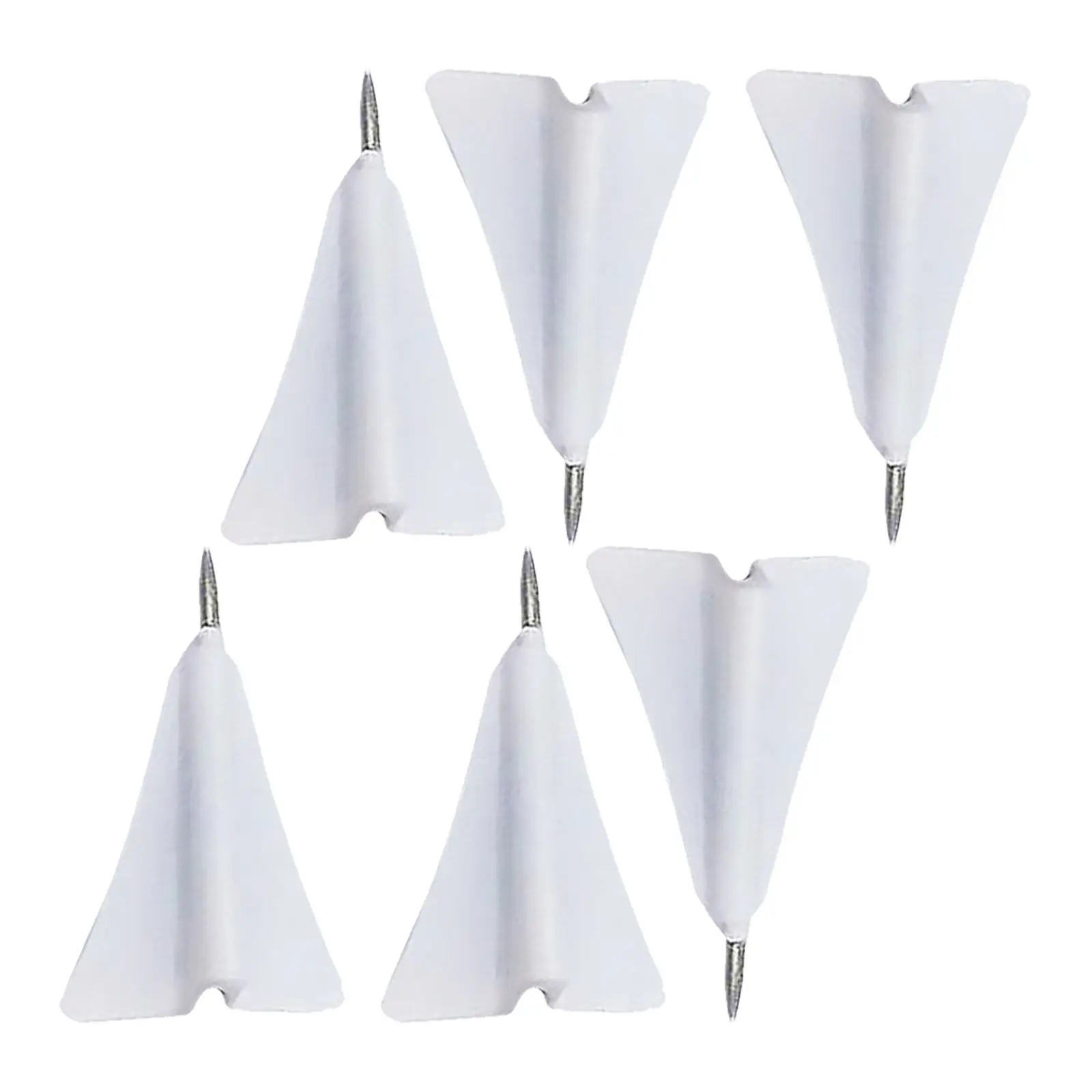 

6Pcs Rose Heart Inspired Paper Airplane Thumbtacks Pushpins for Bulletin Board Bedroom Decor Map Supplies Compact Small