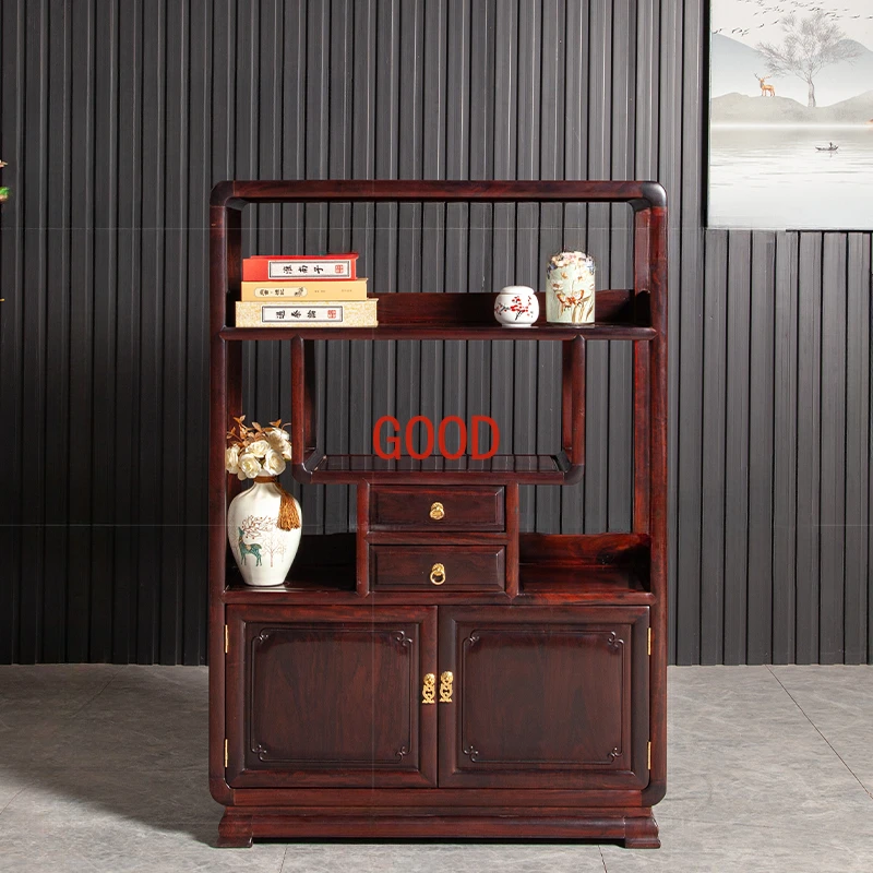 Rosewood Dining Side Chinese Solid Wood Storage Cabinet Living Room Storage East Africa Sandal Wood Tea Cabinet