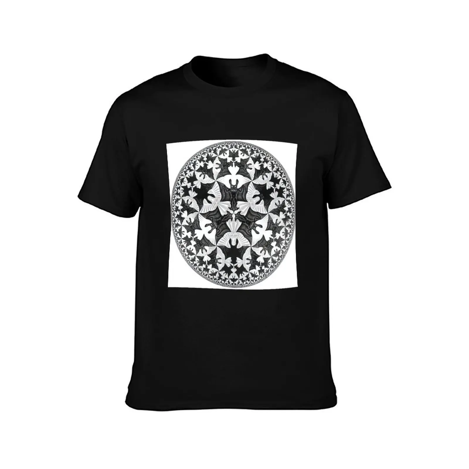 maurits cornelis escher, m c escher paintings, m c escher artwork T-Shirt Street Style Casual Tee Shirt
