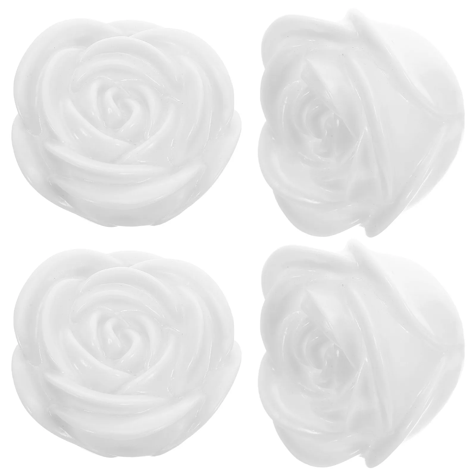 4pcs Rose Light Night Light, Flameless LED Lantern for Wedding, Valentine’s Day & Romantic Event Decoration