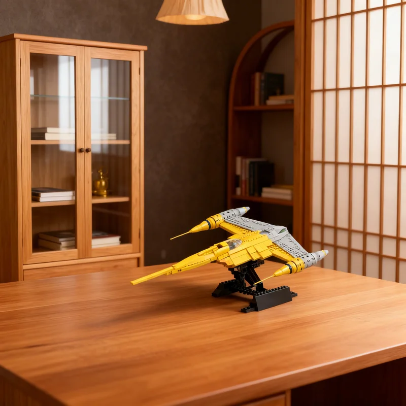 

668 деталей MOC N 1 Starfighter Star Battle UCS: Конструктор, модель для сборки, рождественский подарок, игрушка, креативная идея для самостоятельной сборки, кирпичики-конструкторы