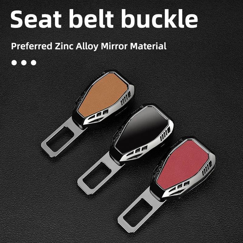 2024 For Geely Zeekr 001 007 009 Zeekr X Car Seat Belt Buckle Extension Plug Safety Lock Buckle Extender Interior Accessories