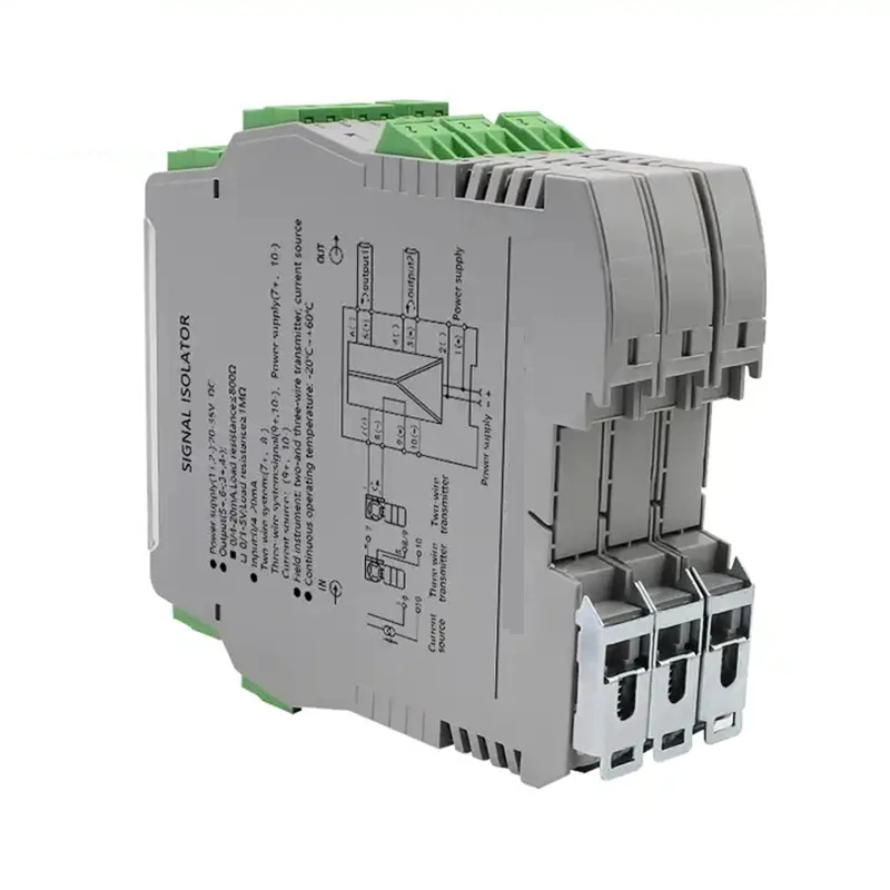 Imagem -02 - Transmissor Analógico do Isolador do Sinal C.c. Za-ds em 1out Dentro para Fora com 420ma 010v 0-10v