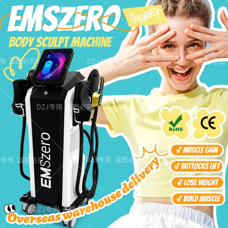 

EMSzero 6500W NEO Body Slimming Fat Burning Muscle EMS Nova Sculpting Electromagnetic Stimulate Pro Machine Tesla Sculpt Machine