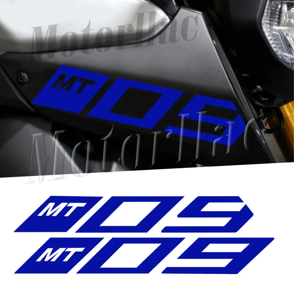 Pour MT-09 MT09 MT-09SP FZ09 2014-2020 Moto Côté Admission D'air Autocollant Carénage Couverture Décalcomanie Accessoires Étanche