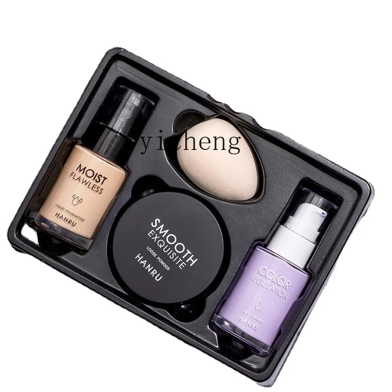 YY Han Ru Liquid Foundation Makeup Primer Face Powder Suit Oil Control Long-Lasting Concealer