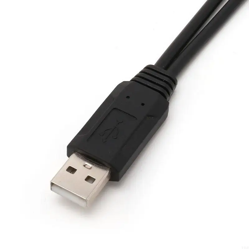 Y4ue Portable 38cm USB ذكر Universal Micro USB مزدوج الذك