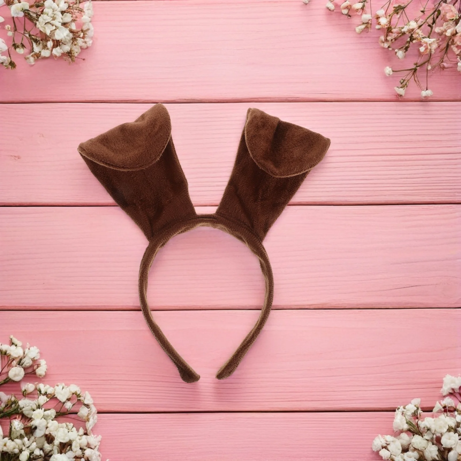 1 Juego de disfraz de perro para niños, diadema para Cosplay de mascotas, pajarita de cola, guantes para la nariz, accesorio de juego de rol para fiesta de Halloween, ropa de Cosplay para mascotas