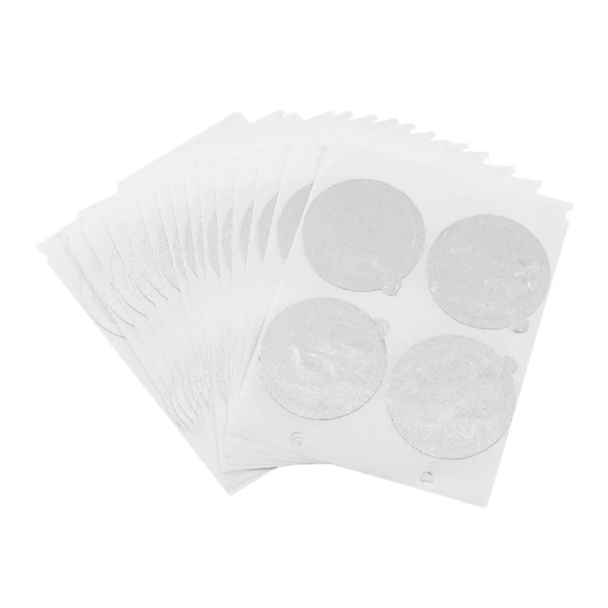 Hot sale 400Pcs Adhesive Aluminum Foil Lids Seals Stickers for Filling Disposable Empty Coffee Pod Reusable Cover 37mm