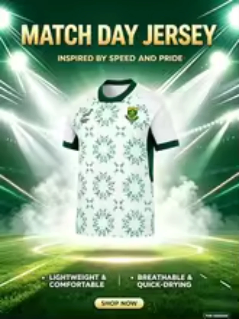 2026 Summer South Africa Springboks Rugby Jersey Men Women T-shirt Breathable Quick Drying Street-wear Clothing family kids tees