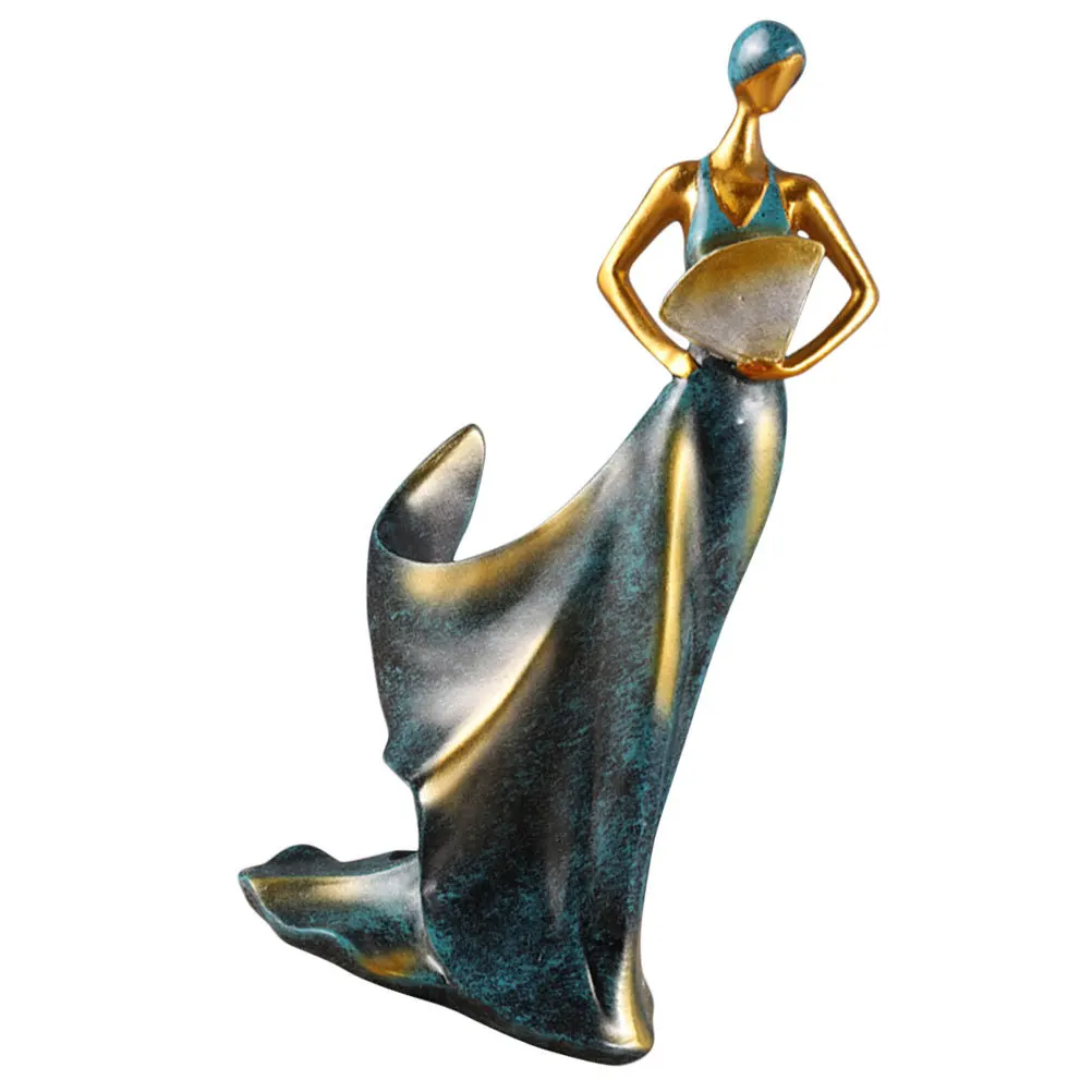 Beauty Lady Statue Resin Wine Bottle Holder Red Wine Display Rack Elegant Storage Stand for Tabletop Decoration - Image 5