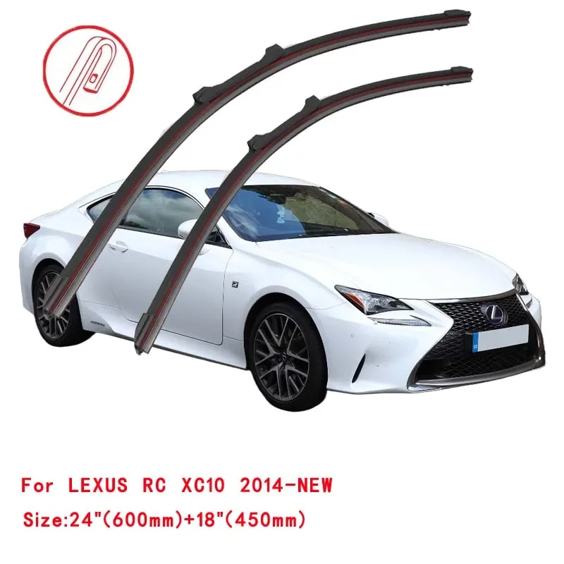 

For LEXUS RC C1 2014-2024 Car Windshield Wiper Blade Front Windscreen Brushes Washer Accessories Window Cleaning Replacement