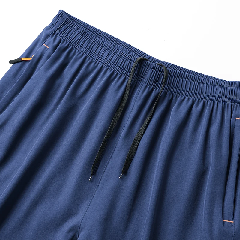 الصيف السراويل الرياضية الرجال جديد مريح مرونة الخصر الملابس الذكور تنفس قصيرة لينة السراويل زائد الحجم