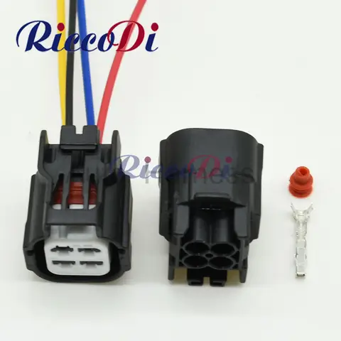 1 Set  4Pin Auto Wire Waterprof Plug Connector Cable Sealed Connector 6189-7273 6189-7600
