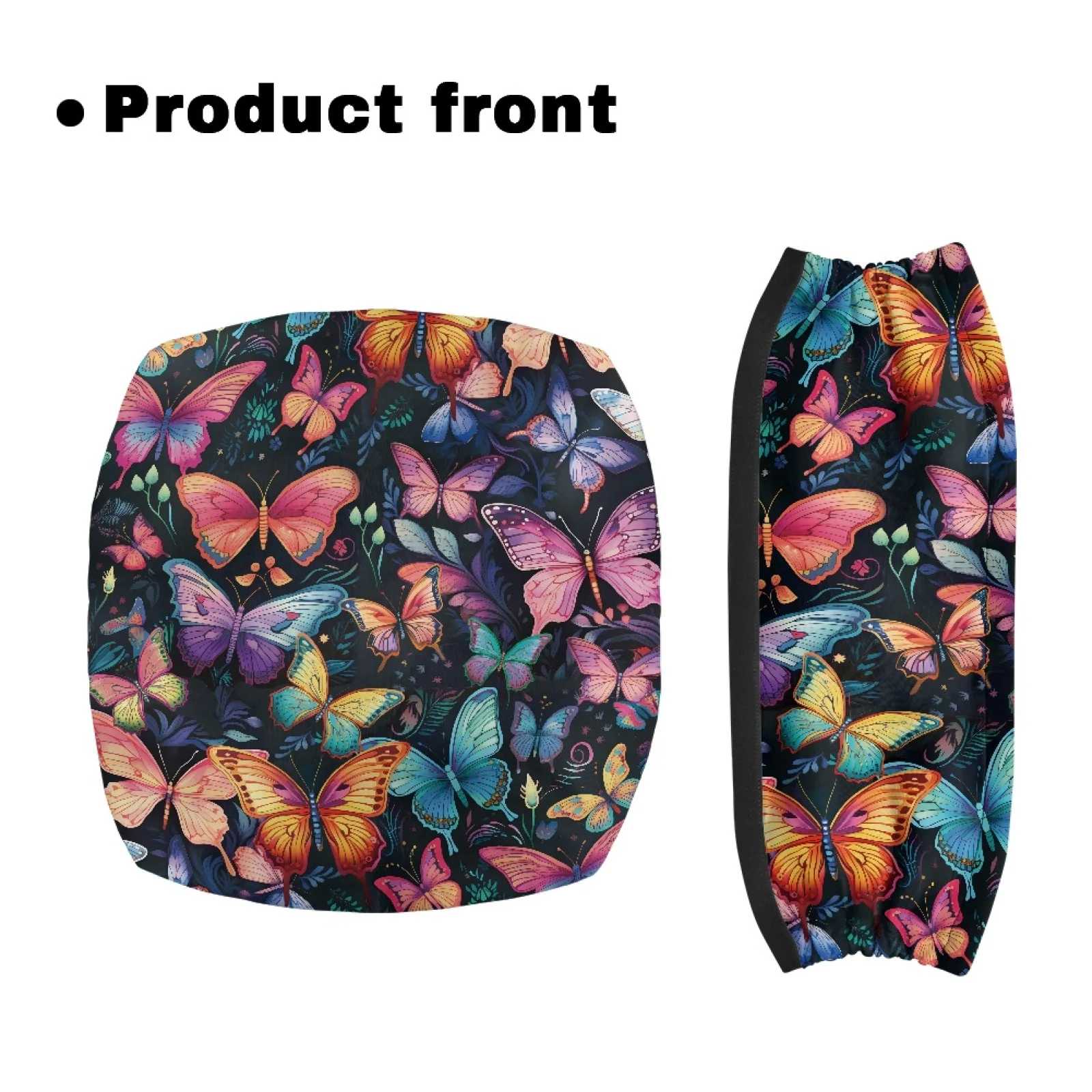 Coloranimal Flowers Pattern 2PCS Walker Seat Cover Replacement for Seniors Adult Rollator Seat Cover New Arrival