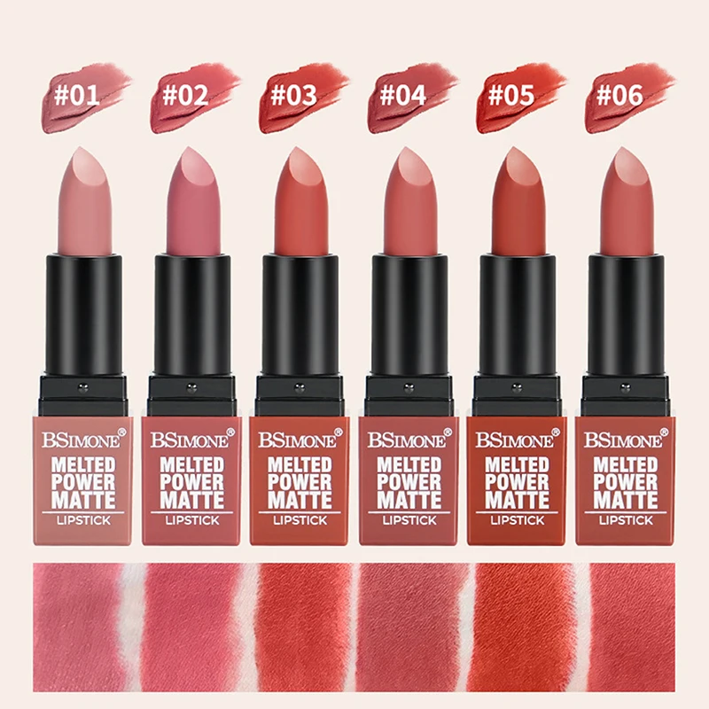 BSIMONE Velvet Matte Lip Gloss - Trucco tinta labbra rosso impermeabile, idratante e a lunga durata, per tutti i tipi di pelle