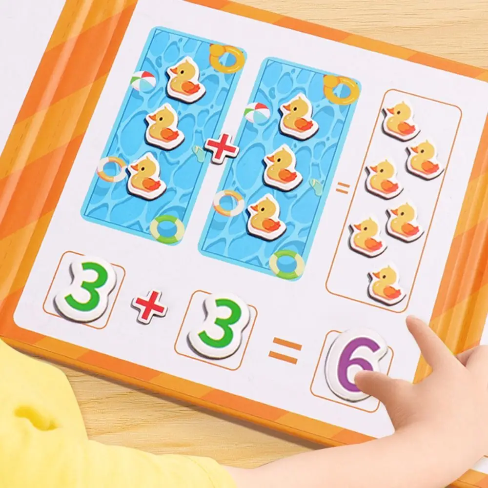 Educational Magnetic Learning Math Toys Colorful Book Learning Teaching Aids Montessori Subtraction Arithmetic From 0 To 20 Toys