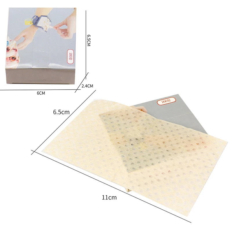 Papier de embauélectrique pour salon de coiffure, papier de mise en évidence, enveloppes d'extrémité de poulet, outil de document de embau, permanente de cheveux, 200 pièces