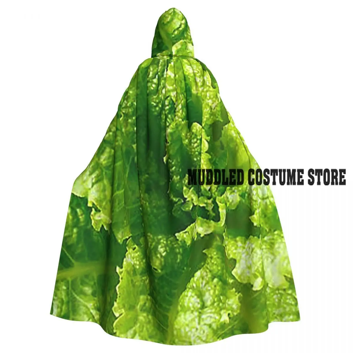

Салат, длинный плащ с капюшоном, средневековый костюм ведьмы, накидка для косплея, пальто на Хэллоуин для взрослых, унисекс