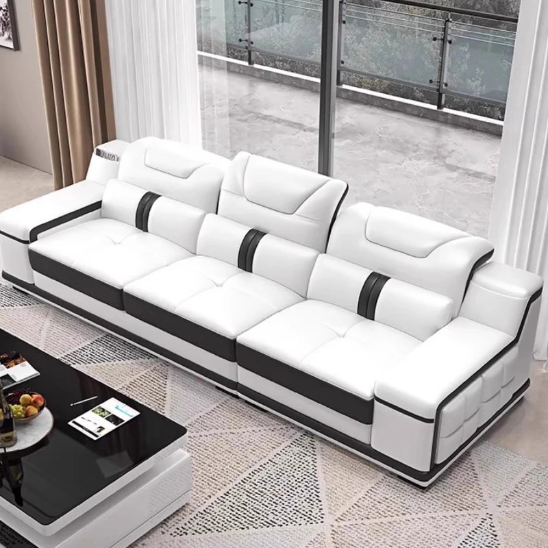 

Multifunctional Modern Sofa Leather Luxury Comfortable Minimalist Sofa Floor Sectional Articulos Para El Hogar Furniture