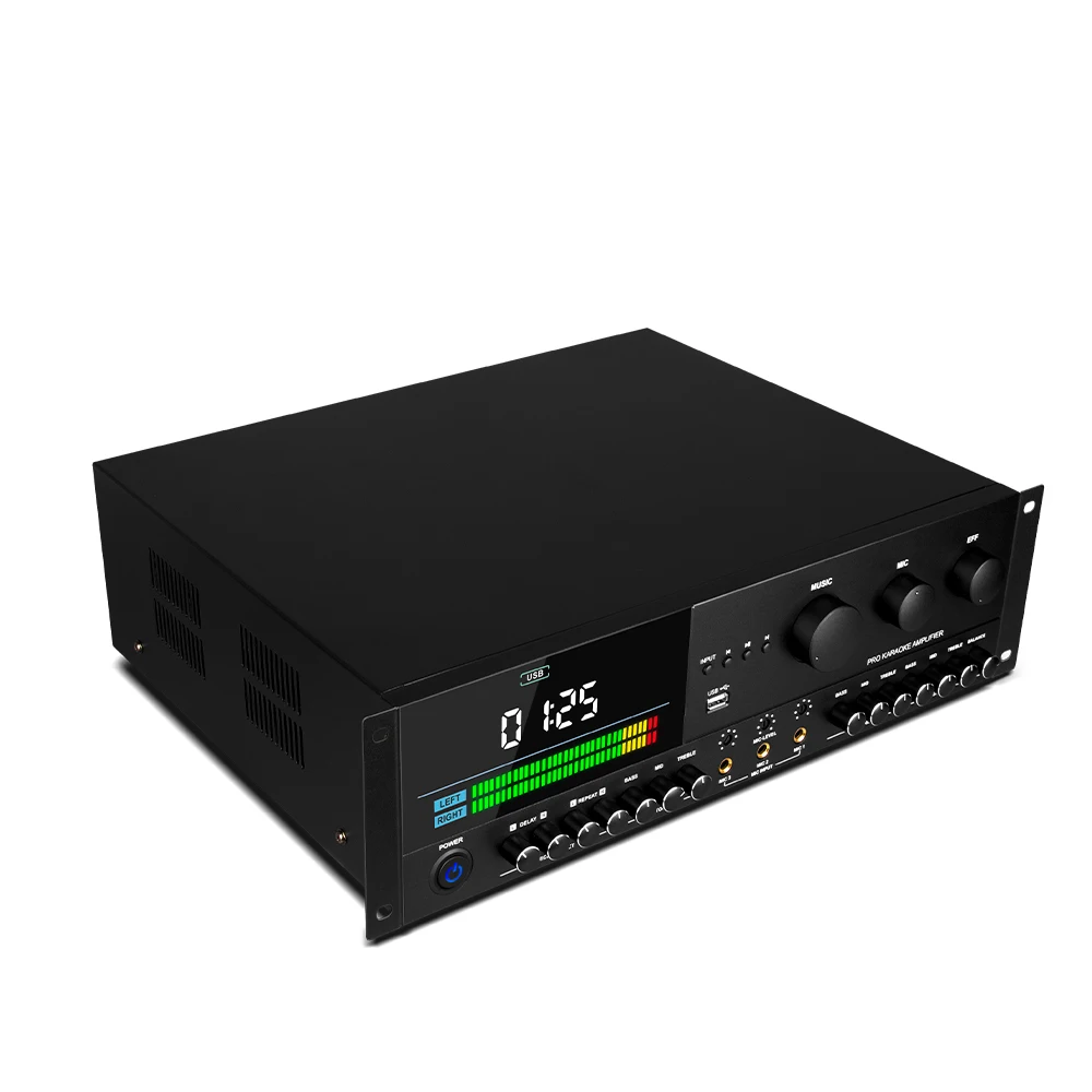 

Depusheng K350 High Quality 350W*2 Power Amplifier With Receivers For Conference And Home Theater Amplifier