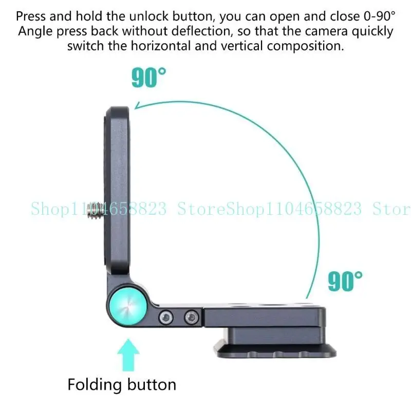 Braket Aluminium L 652F dengan Resistance Against Abrasions Creative Camera Plate