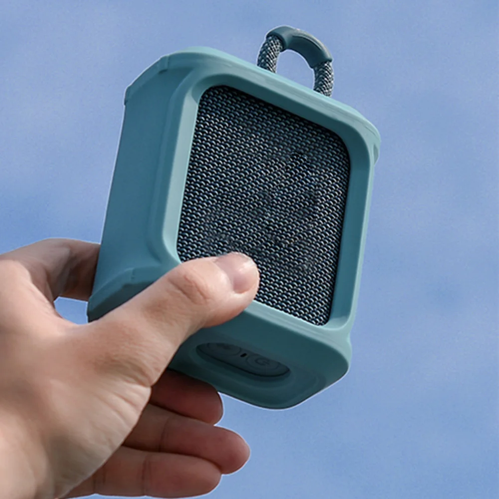 Silicone Case Protective Cover Speaker Case with Removable Strap Anti-fall Speaker Case for JBL GO 3 GO3 Bluetooth Speaker