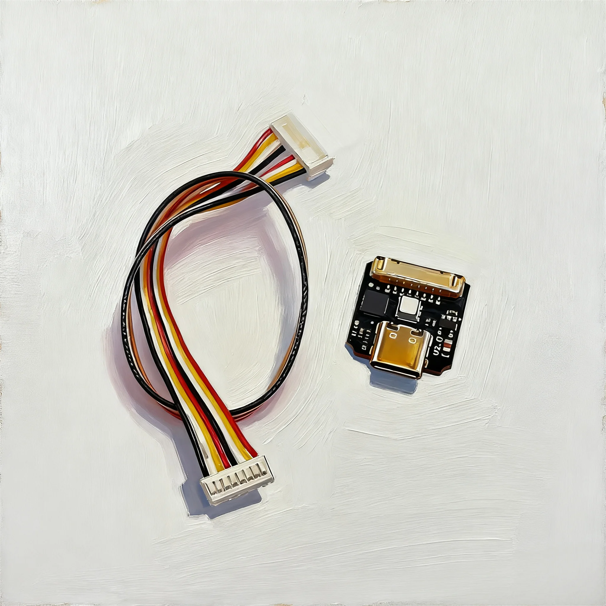 โมดูล BCUBE Pixhawk RGB USB ไฟแสดงสถานะภายนอกสำหรับตัวควบคุมการบิน PIX