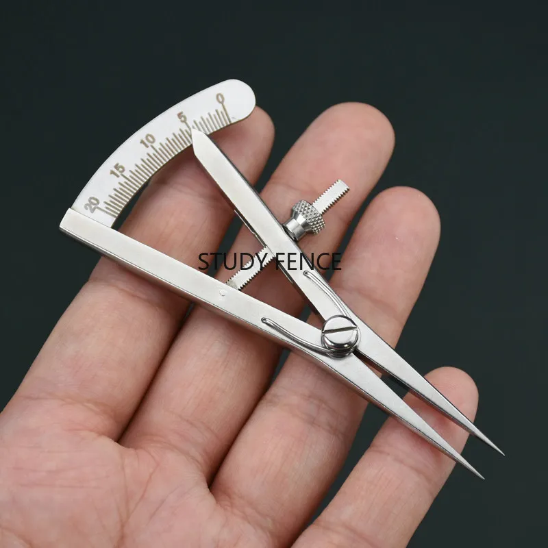 

1pc Stainless Steel Spacing Gauge Leather Marking Gauge with Scale Measuring Tool Household Hardware Accessories 85x45mm