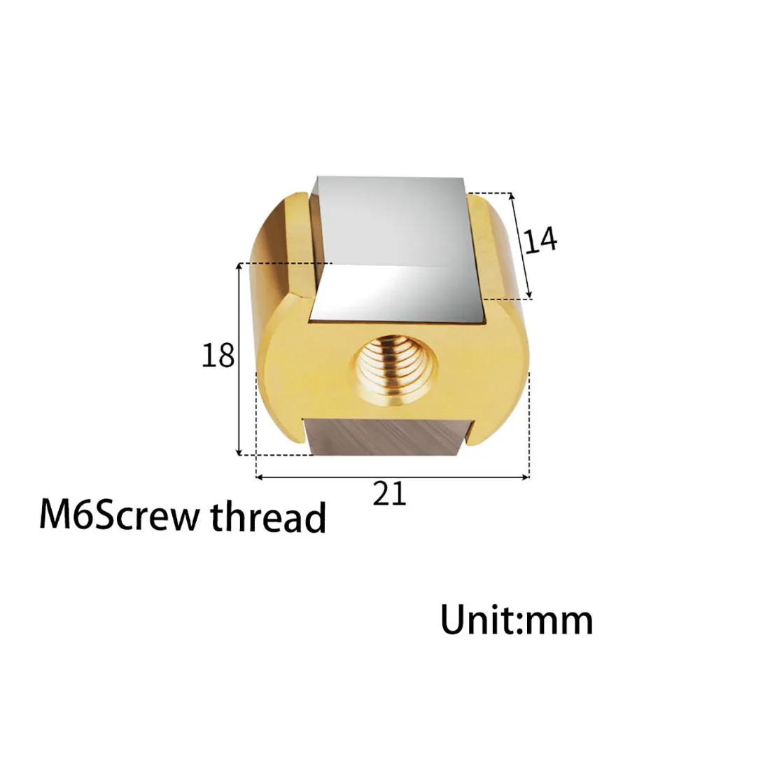 Wire cutting accessories conductive block assembly 21*14 * 18mm /28*20*19mm conductive seat assembly mirror polished
