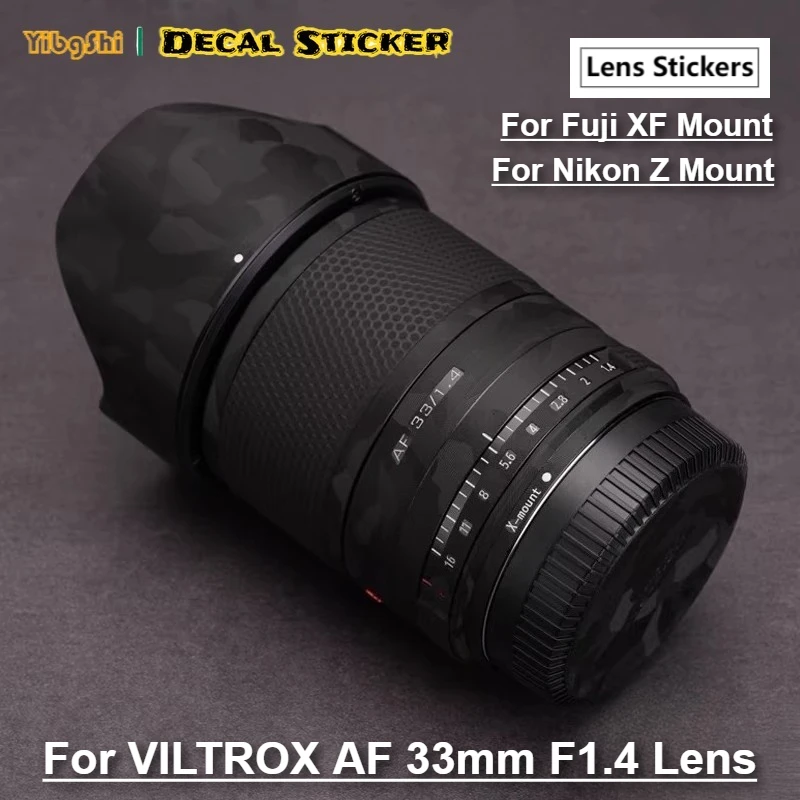 

Для VILTROX AF 33 мм F1.4 Для крепления объектива XF/Z, виниловая пленка, защитная наклейка для объектива, защитное покрытие 33 1,4
