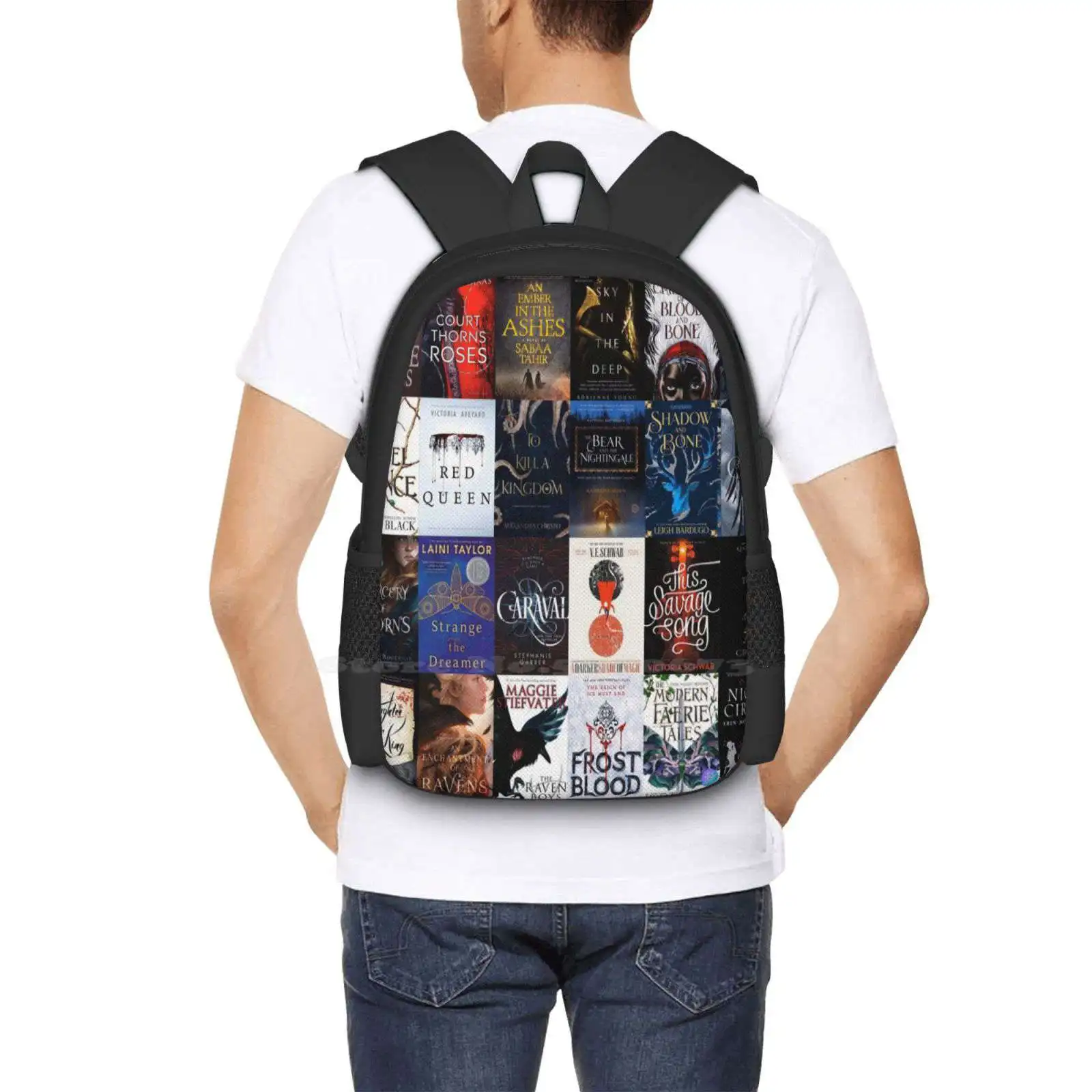 Ya Fantasy Classics Mochila Escolar de Grande Capacidade, Sacos de livros, Laptop Bags, Livro, Nerd, O Príncipe Cruel, Livros