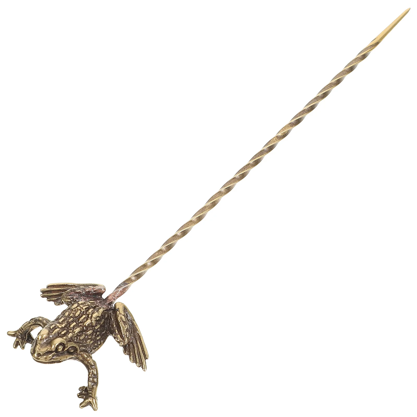 

Vintage Brass Tea Needle Tea Ceremony Tool Teapot Hole Cleaner Hairpin Elegant Accessory Hair Pin Teaware Needles