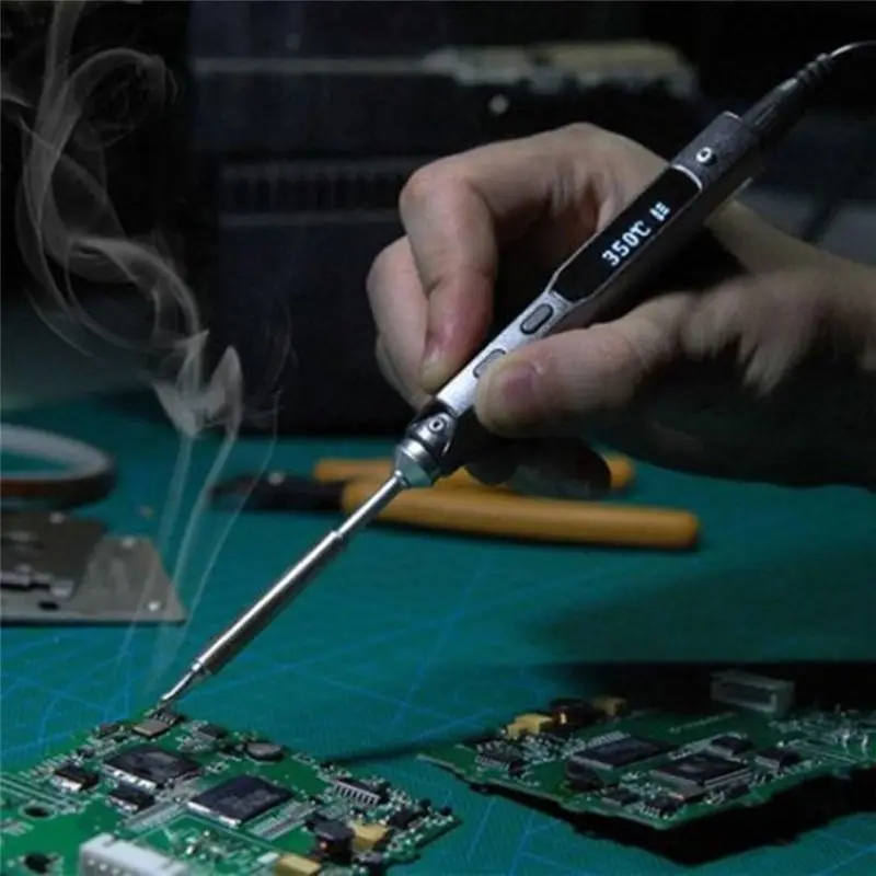 A98E-5PCS Soldering Iron Tips,TS100 Series Rapid Heating Replacement Tip For Pinecil TS100 TS101 Soldering Iron