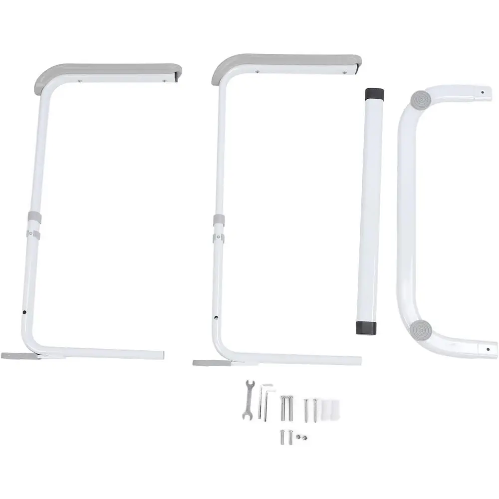 

Быстромонтируемая регулируемая по высоте опора для подъема с кровати/дивана с противоскользящим основанием и ручками, подходит для пожилых людей (6 уровней регулировки, 54 дюйма)