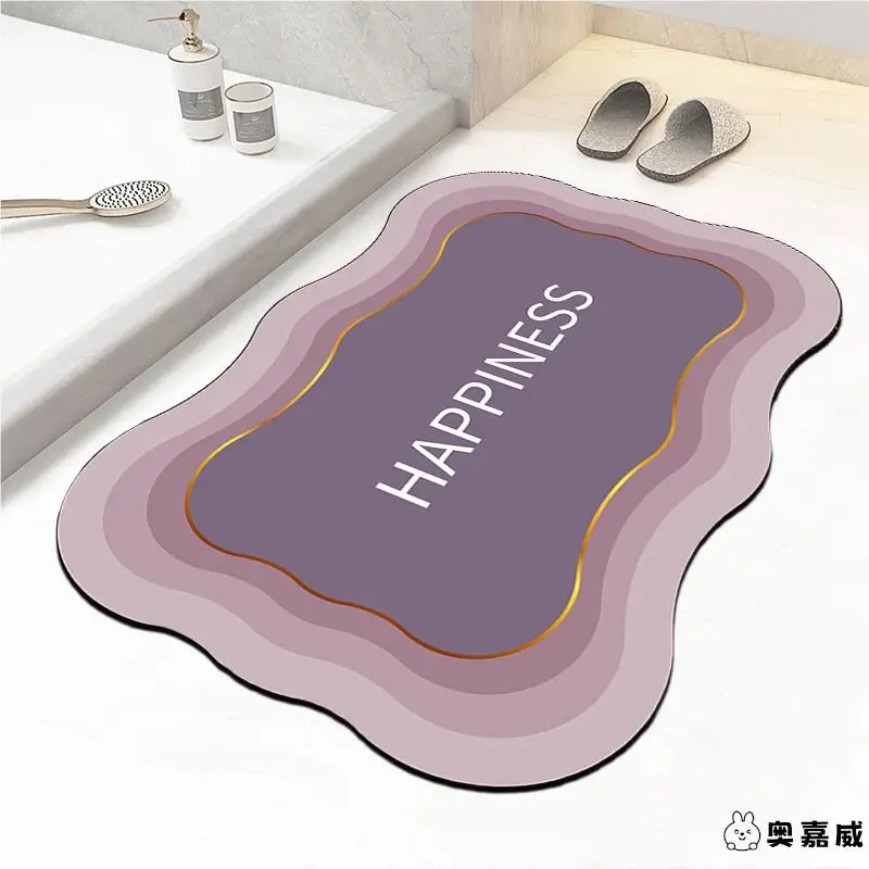 

Qui Dry водопоглощающий силиконовый коврик для двери динозавра, нескользящий коврик для входа в баторе, напольный коврик для домашнего использования, кухонный коврик для туалета