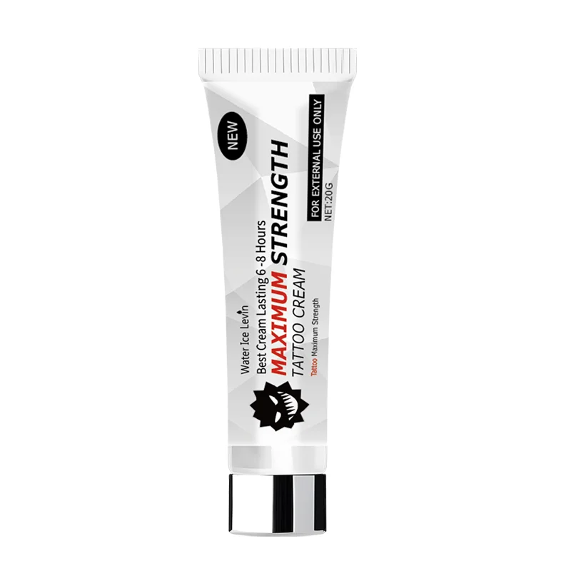 Maximum Strength Tattoo Cream - 6-8 Hour Moisturizing with Hyaluronic Acid & Aloe for New/Mature Tattoos