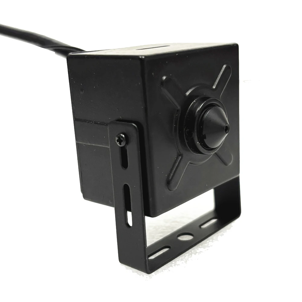 Registrazione su scheda SD Telecamera IP con foro stenopeico Max.128G Audio Riconoscimento facciale Rilevazione movimento Grandangolo Quadrato Icsee