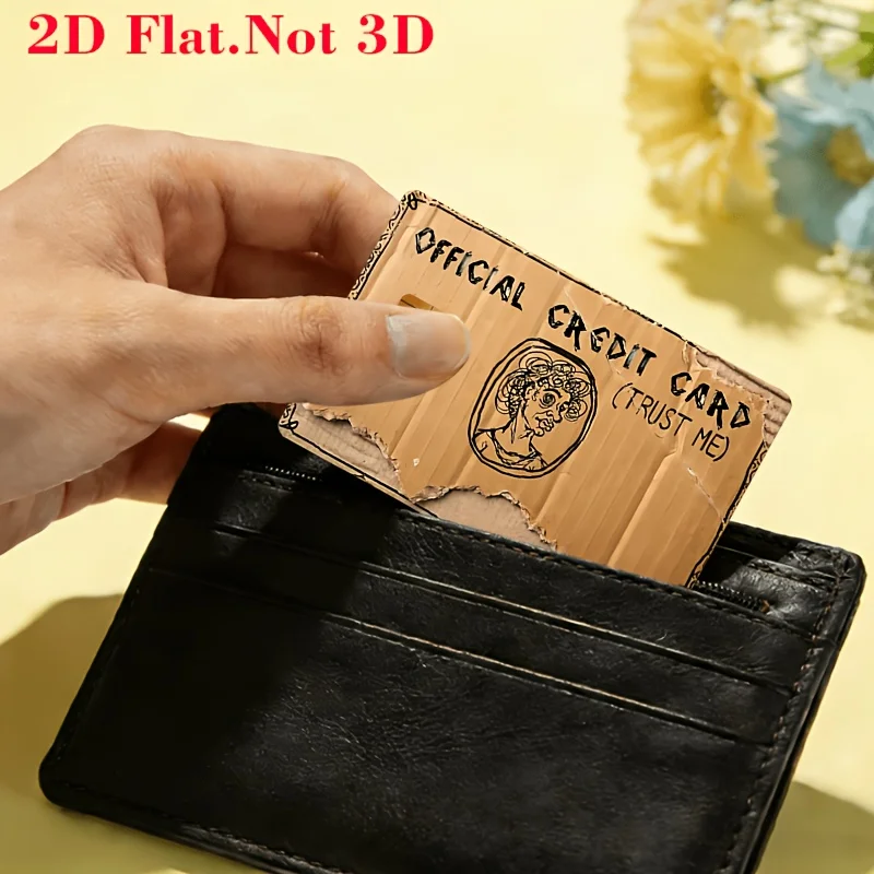 Funny ID Credit Card Sticker 2D Flat Skin PVC Waterproof Debit Card Cover Case Decal Bank Card Protector No Bubble EBT Gift Men