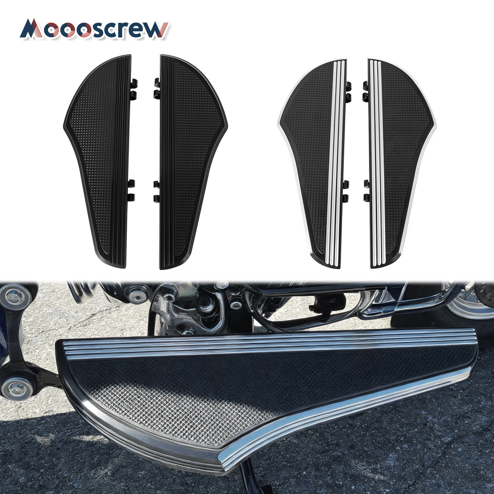 

Большие мотоциклетные подножки, большие передние подножки, замена комфортного обновления, совместимые с Harley Softail Fat Boy