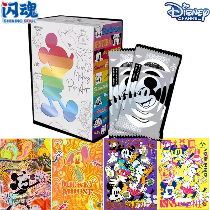 

Коллекционная карточка Shining Soul: Оригинальная коробка с флеш-картами из коллекции Pop Art «Микки и друзья» (аниме, периферия, подарок)