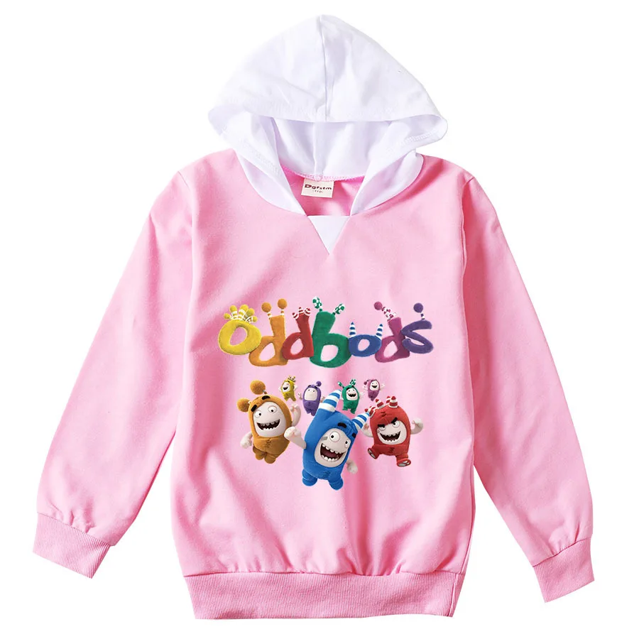 

Adorable Oddbods Hoodie Kids Cartoon Fuse Bubbles Newt Pogo Slick Jeff Zee Clothes Baby Girls Long Sleeve Sweatshirts Boys Coats