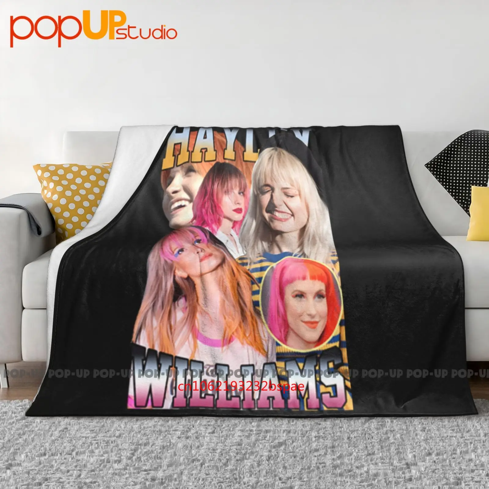 Paramore Rock Band 2023 Vintage Hayley Williams Homage Ultra-Soft Blanket Quilt Winter Sofa Cover Bed Covers