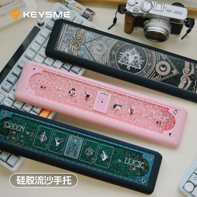 Keysme Mars 03 Wrist Rest Keysme Mouse Pad KDA Keycaps For Keyboard Hands Rest Wrist Holder Keyboards Pad Desktop Accessory Gift