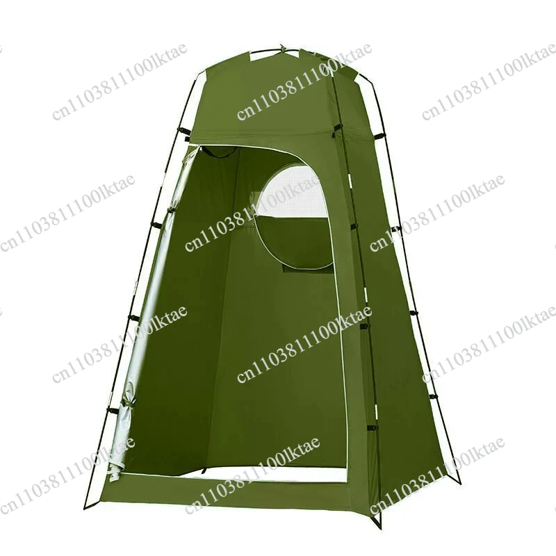 Camping Shower Tent 1.3*1.3*2.1m/4.3*4.3*6.9ft Outdoor Toilet Tent with Removable Bottom Portable Privacy Shelter Shade Tent